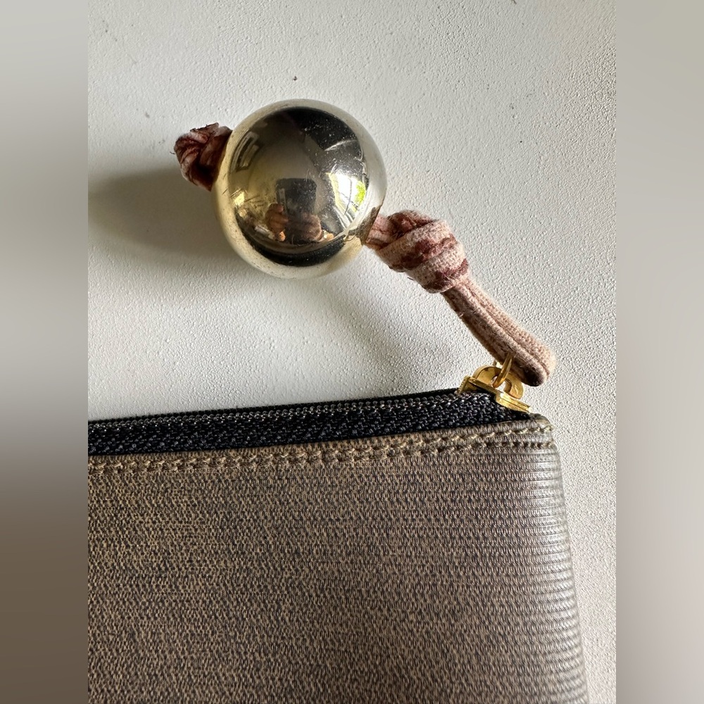 Fendi‎ Brown Clutch with Gold Accents - Picture 4 of 13